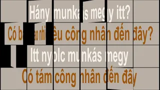 Học tiếng Hungary với Minh Châu - 007