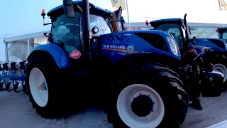 2018 New Holland T7.260 6.7 Litre 6-Cyl Diesel Tractor (260HP) With PXV Reversible Plough