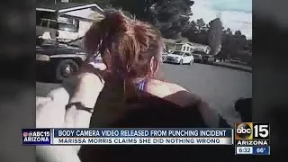Body camera footage released after officer punches woman in Flagstaff