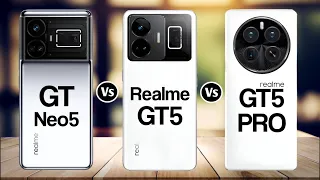 Realme GT Neo 5 Vs Realme GT5 Vs Realme GT5 Pro