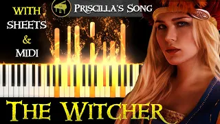 Priscilla's Song / The Wolven Storm (From "The Witcher 3") - Piano Arrangement + FREE SHEETS / MIDI