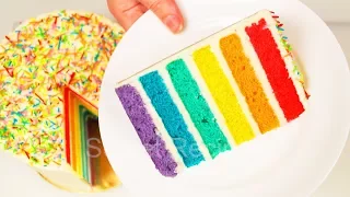 Радужный торт. Самый вкусный радужный торт | Rainbow cake