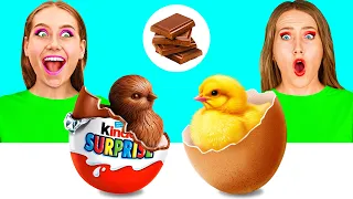 Défi Chocolat vs Réalité Nourriture | Guerres de Farces par Fun Challenge