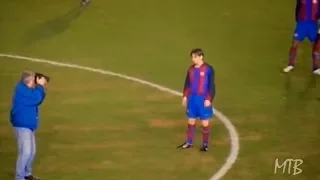 16 Year Old Messi Playing In Spanish 3rd Division ● Rare Footage