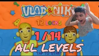 12 Locks Vlad And Niki: ALL Levels 1 2 3 4 5 6 7 8 9 10 11 12 13 14 Walkthrough