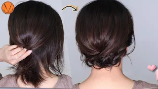 【短い髪】巻かない セルフボブヘアアレンジ