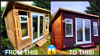 DIY Pallet Summer House Build : Pallet Shed / Man Cave