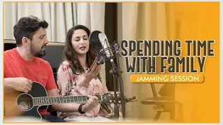 Madhuri Dixit spending time with her Family | Family Jamming Session | Madhuri Dixit Nene