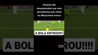 @CazeTV cadê o VAR?? Foi gol o pênalti do Marquinhos da seleção brasileira