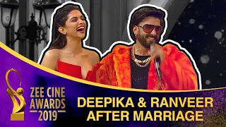 Deepika & Ranveer after marriage | Fun with Vicky and Kartik | Zee Cine Awards 2019