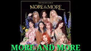 TWICE (트와이스) "More and More" [English Karaoke Version] with MORE AND MORE DEFINITION