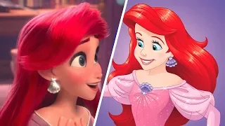 Disney Princesses in Ralph Breaks the Internet VS original movies