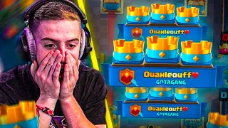 OUAHLEOUFF M'APPREND À JOUER LE DECK QU'IL M'A CRÉÉ sur Clash Royale ! (il est trop fort omg)