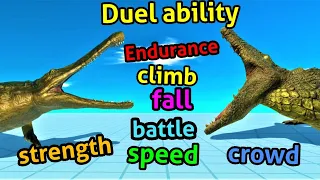 Battle ability machimosaurus rex vs purussaurus ARBS animal revolt battle simulator