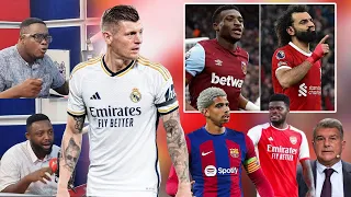 LIVERPOOL KUDUS MOVE, KROOS BETTER THAN XAVI??, ARSENAL TRANSFER PLAN, ARAUJO