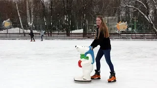 Москва. Каток в Измайловском парке и моя попытка научиться кататься на коньках