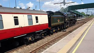 the Welsh marches whistler 70000 Britannia passing severn tunnel junction on the 08.06.22