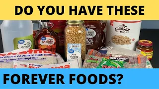 10 "Forever" Foods for Survival:  Emergency Food Storage for Your Prepper Pantry!