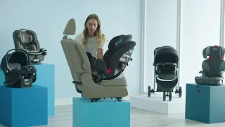 How to Install your TriRide™ 3-in-1 Car Seat Rear-Facing using the Seat Belt