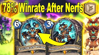 78% Winrate To Rank Legend! Best Rogue Deck After Nerfs At Titans Mini-Set | Hearthstone