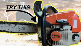 Chainsaw Oiler not working? Try this first!