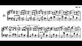 Brahms Waltz A major, op. 39 No.15