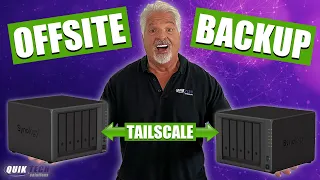 How to Backup one Synology NAS to Another Synology for an Offsite backup using Tailscale