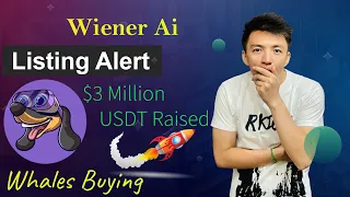 Wiener Ai Presale Listing Alert | Wiener Ai Close to $3 Million | Whales Buying Wiener Ai