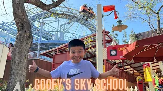 Goofy's Sky School Full Ride (POV) 2024 - Disney California Adventure