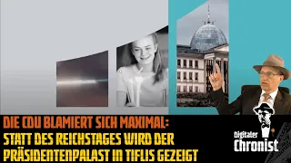 Die CDU blamiert sich maximal: Statt des Reichstages wird der Präsidentenpalast in Tiflis gezeigt!