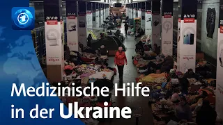 Mediziner:innen von "Ärzte ohne Grenzen" im Einsatz in der Ukraine