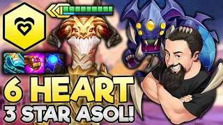 6 Heart - Infinite AP Scaling 3 Star Dragon!! | TFT Glitched Out | Teamfight Tactics