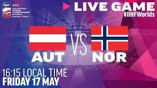 Austria vs. Norway | Full Game | 2019 IIHF Ice Hockey World Championship