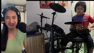 Labis Na Nasaktan (Version of Ms. Jennelyn Yabu) Cover by Ms. Marie (Drum Cover by JL Garcia)