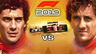 F1 2019 Legends - Senna vs Prost - All Invitational Events on Hard Difficulty [4K 60FPS]