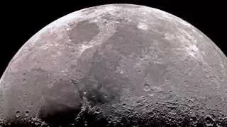 Moon in High Resolution through Telescope