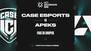 APEKS VS CASE ESPORTS MAPA 1 GRUPO B - ASCENSION FASE GRUPOS - 2023 - VALORANT