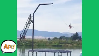 Big Swing? Bigger FAIL! 😅🤣 | Funny Big Air Fails | AFV 2021