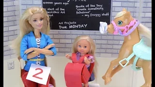 Барби Мультики Еще Раз Обманешь, Получишь Двойку! Куклы Игрушки Для девочек IkuklaTV
