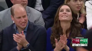 Prince and Princess of Wales Applauds At Jaylen Brown's Electrifying Plays  NBA 113022