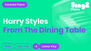 Harry Styles - From the Dining Table (Lower Key) Karaoke Piano