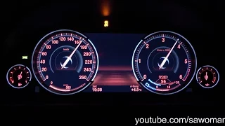 2016 BMW 520d F10 LCI 190 HP 0-100 km/h & 0-100 mph Acceleration