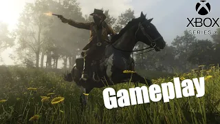 Red Dead Redemption 2 Xbox Series X Геймплей в 30 FPS