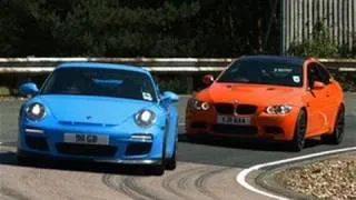 BMW M3 GTS vs Porsche 911 GT3 video review feature