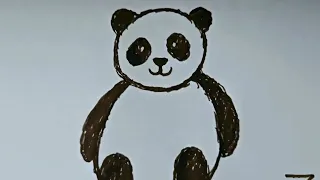 panda drawing