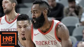Houston Rockets vs San Antonio Spurs 1st Half Highlights / Feb 1 / 2017-18 NBA Season