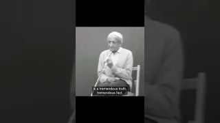 Can you be free of the idea of tomorrow? | Krishnamurti #shorts