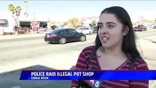 Police Raid Illegal Pot Shop