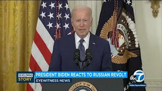 Biden says US, NATO allies 'not involved' in Russian rebellion threatening Putin
