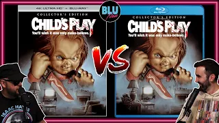 CHILD'S PLAY 4K vs BLU-RAY COMPARISON | 4K Kings Compare the Scream Factory 4K UHD & Blu-Ray